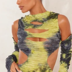 Robe Moulante élimée Multicolore à Découpes Et Manches -Jupe Lumine Soldes Boutique aada119b3dbce6d58c10b223edc7da7217c71518 cne3780 4