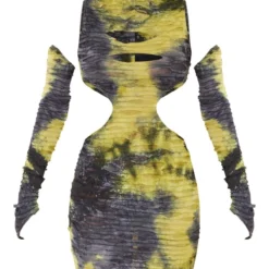 Robe Moulante élimée Multicolore à Découpes Et Manches -Jupe Lumine Soldes Boutique acf1f29eb1fd35906ef321858ba97dde2d36b30e cne3780 5