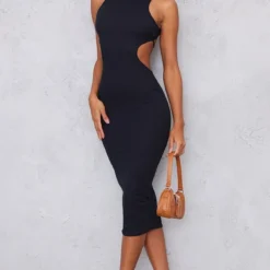 Robe Mi-longue Côtelée Noire Découpée Sur Les Côtés 7 Robe Mi-longue Côtelée Noire Découpée Sur Les Côtés -Jupe Lumine Soldes Boutique ae886f263148c7c0d094b73a05b16bfd2491516b cnb7948 3