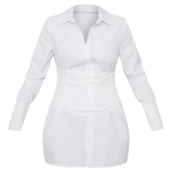 Robe Chemise Blanche à Partie Contrastante Sur La Taille 8 Robe Chemise Blanche à Partie Contrastante Sur La Taille -Jupe Lumine Soldes Boutique af2681822226703b0d3ca2c080c665118fc846f0 cnc8317 5