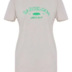 Robe T-shirt Sable à Slogan Barcelona 8 Robe T-shirt Sable à Slogan Barcelona -Jupe Lumine Soldes Boutique af56e0bdb16634a62ebae946e91e339d95c88587 cnd8844 5