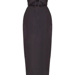 Robe Longue En Coton Noir à Découpe Devant -Jupe Lumine Soldes Boutique b05a92efd12db1eb24c7305d7581a809792471f5 cnd6090 5