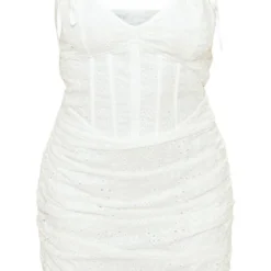 Robe Moulante En Broderie Blanche Froncée à Corset 9 Robe Moulante En Broderie Blanche Froncée à Corset -Jupe Lumine Soldes Boutique b075278e5c6874bf43709ebdc69c6da3a3d9d927 cne8502 5