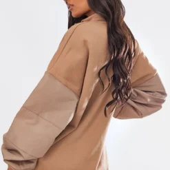 Robe Sweat Sable Oversize à Manches En Nylon Contrastantes 6 Robe Sweat Sable Oversize à Manches En Nylon Contrastantes -Jupe Lumine Soldes Boutique b167f69ca433c03ceb3bf5c0d9ce06a9fdac4c8b cnb1090 2