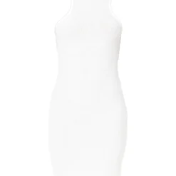 Robe Moulante Blanche Côtelée Brossée à Dos Nageur -Jupe Lumine Soldes Boutique b18341a51a032901c72b36e57fe98b2659ebe6b5 cmm1615 6