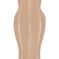 Robe Longue Bustier En Mesh Nude à Crochets Et Oeillets Détail Coutures -Jupe Lumine Soldes Boutique b1ce58f1638a8aaf8de8a065c7d8a72a6a8251c2 cne2686 5