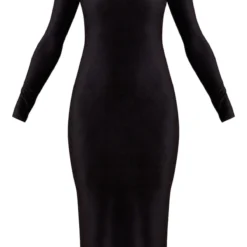 Robe Longue Côtelée En Velours Noir à Manches Longues -Jupe Lumine Soldes Boutique b276da42f0f7c747e98624ee8106696e8c90800a cna8252 5
