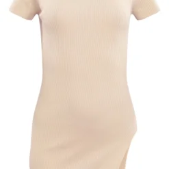 Robe Fendue Moulante En Maille Tricot Côtelée Avoine -Jupe Lumine Soldes Boutique b4269dcacc3df0e642582a56c0a868a1f4a0c55a cnc5882 5