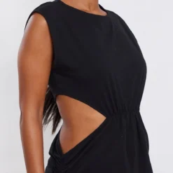 Robe T-shirt En Coton Noir Froncé à Découpes 8 Robe T-shirt En Coton Noir Froncé à Découpes -Jupe Lumine Soldes Boutique b45f5e6c7dee89b98bd4af8eb06ed1ca353d0d6f cne6500 4