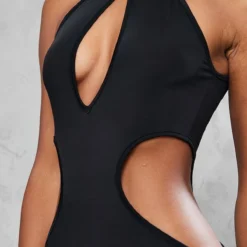 Robe Longue Moulante Noire à Dos Nageur Et Découpes Multiples -Jupe Lumine Soldes Boutique b4b8c122c74f39cf14c93b3f189b1df9ddeea8c5 cnd0484 4