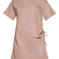 Robe T-shirt Sable Pâle Découpée à Fronces Sur Le Côté 9 Robe T-shirt Sable Pâle Découpée à Fronces Sur Le Côté -Jupe Lumine Soldes Boutique b4e1f1cad45963395153445cb356cd5460afe94f cnd4029 5