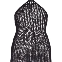 Robe En Maille Crochetée Ajourée Noire à Dos Nu -Jupe Lumine Soldes Boutique b4ecec0b16811dbd6717b306be20e5563f58f47d cnc5894 5