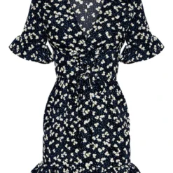 Robe Bleu Marine Imprimé Floral à Détail Corset -Jupe Lumine Soldes Boutique b5518aebda5f9dae347e5458582d9a9cb92edc8a CMF5140 3