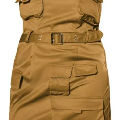 Robe Kaki Style Utilitaire à Ceinture -Jupe Lumine Soldes Boutique b5c8c5baafdbe93e1c95ba1ffdd9a9c494271d4a cnd1627 5