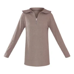 Robe Pull Oversize Côtelée Vert Sauge Kaki à Col Haut Et Demi-zip -Jupe Lumine Soldes Boutique b5f2f2b4d54f353baffa6cd81cf1eb822da4fce7 cna3031 5