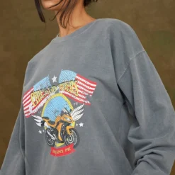 Robe En Sweat Gris Anthracite Oversize à Imprimé Chicago Riders -Jupe Lumine Soldes Boutique b75b97f153428480378f3e34852570332126938e cnb7190 4