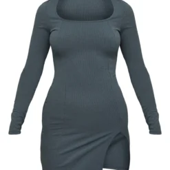 Robe Moulante Fendue Côtelée Gris Anthracite à Col Carré Et Manches Longues 9 Robe Moulante Fendue Côtelée Gris Anthracite à Col Carré Et Manches Longues -Jupe Lumine Soldes Boutique b797d9a0a193e9397c74755b682c25928b9b27e0 cnc8344 5