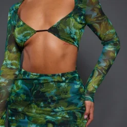 Robe Moulante En Mesh Vert Imprimé Abstrait à Manches Longues Et Découpes 8 Robe Moulante En Mesh Vert Imprimé Abstrait à Manches Longues Et Découpes -Jupe Lumine Soldes Boutique b9cf1d1ac8430dd2b0be52caed9b36e1a711ced0 cnc2266 4