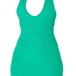 Robe Moulante Dos Nu Côtelée Verte à Nouer Sur L'arrière -Jupe Lumine Soldes Boutique bb1643c57c0aba6d64b2323fb743f6b519b512cb cmt9494 6