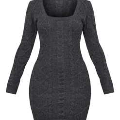 Petite Robe Pull En Maille Torsadée Gris Anthracite 9 Petite Robe Pull En Maille Torsadée Gris Anthracite -Jupe Lumine Soldes Boutique bdd0a92fd2db3a80d13508c5016aa4f85e01f799 cnd2827 5