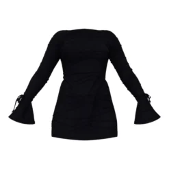 Robe Moulante En Jersey Texturé Noir Découpée Dans Le Dos -Jupe Lumine Soldes Boutique bde1e4e71521d116055b17d69513f8f4837f444e cnd1338 5