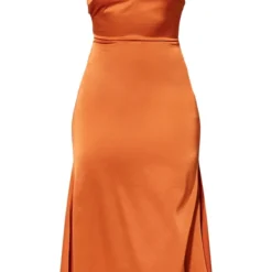 Robe Longue Satinée Rouille à Doubles Bretelles Nouée Dans Le Dos 8 Robe Longue Satinée Rouille à Doubles Bretelles Nouée Dans Le Dos -Jupe Lumine Soldes Boutique be5538765a9c133772f431e0e64ef84b6d06776d cne1546 5