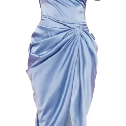 Robe Mi-longue Satinée Bleue à épaules Dénudées Et Jupe Drapée -Jupe Lumine Soldes Boutique bff963f565fbbfd7fe1b788f088a1ca304936541 cmy4129 6
