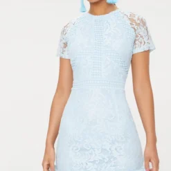 Robe Moulante En Dentelle Bleu Cendré Avec Ourlet à Volant 8 Robe Moulante En Dentelle Bleu Cendré Avec Ourlet à Volant -Jupe Lumine Soldes Boutique c38290e88707b702d5b6c1d2a58ae72848b6b439 CLU7969 1