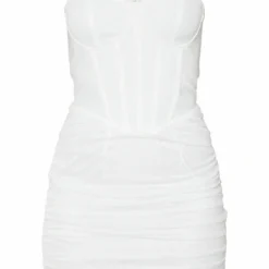 Robe Moulante Crème Style Corset En Mesh à Bretelles Et Jupe Froncée 9 Robe Moulante Crème Style Corset En Mesh à Bretelles Et Jupe Froncée -Jupe Lumine Soldes Boutique c43277300b0bc64dd33074b8eba36e5a654d92c2 cms6904 6