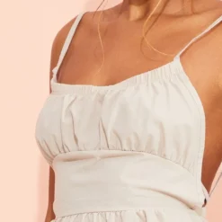 Robe Droite Gris Pierre à Buste Froncé Nouée Dans Le Dos -Jupe Lumine Soldes Boutique c55b88a0bbd3186be2e144efb7215144cff9733b cmy4938 5