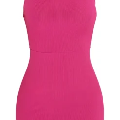 Robe Moulante Rose Vif Côtelée à Dos Lacé -Jupe Lumine Soldes Boutique c68a184d3cd708705ffb716e2de0bbf41e702930 cmv5316 6