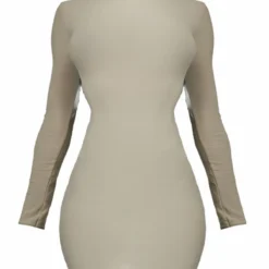 Robe Moulante Douce Sable Pâle Découpée Dans Le Dos -Jupe Lumine Soldes Boutique c69b961f2dafaed64cbfabcb034f9cd6afdab4f5 cnd1308 5