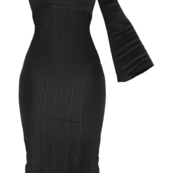 Robe Mi-longue Plissée Noire à Manche évasée Unique 9 Robe Mi-longue Plissée Noire à Manche évasée Unique -Jupe Lumine Soldes Boutique c787507bc23c4c164fd3f58ed00f5a8afa06009a cna4288 5