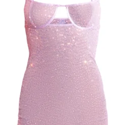 Robe Moulante Transparente En Sequins Lilas à Armatures -Jupe Lumine Soldes Boutique c7fbcd6692d2422d31455a06cd1d3f8ecb4d1b80 cne6851 5