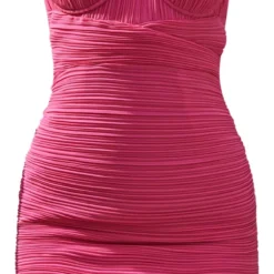 Robe-bustier Moulante Rose Vif Drapée Plissée à Armatures 9 Robe-bustier Moulante Rose Vif Drapée Plissée à Armatures -Jupe Lumine Soldes Boutique c8030480e482f65f5d3a0494eba5a824776449c5 cne1402 5