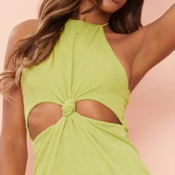 Robe Longue En Maille Côtelée Vert Olive à Découpes Et Noeud -Jupe Lumine Soldes Boutique c8d2c77e7c30669a13b7fe142dc5dc29a3a69da1 cmz4672 5