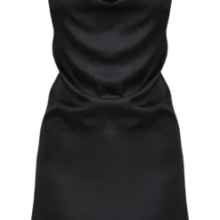 Robe Moulante Satinée Noire à Bretelles Strassées Et Col Bénitier -Jupe Lumine Soldes Boutique ca316ff9844063c4a0383346ab7aa6db6d067558 cnb9423 5