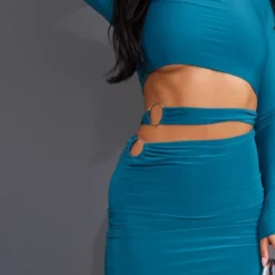 Robe Moulante Vert Sarcelle à Taille Découpée Et Anneaux 8 Robe Moulante Vert Sarcelle à Taille Découpée Et Anneaux -Jupe Lumine Soldes Boutique cbbfc9f453a8f272e06dc4cf1f5437a60168aa88 cnc2291 4