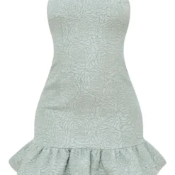 Robe Bustier Bouffante Vert Menthe Texturée -Jupe Lumine Soldes Boutique cc26b6873749eb234e0ee8c3ce1f0d6d82c4adae cnd2025 5