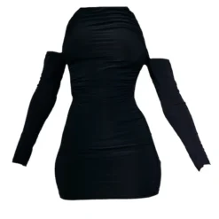 Robe Très Moulante Découpée Noire à Dos Nu à épaules Dénudées -Jupe Lumine Soldes Boutique cd078dc3af3a690f59673355953fed8935458727 cnc7744 5