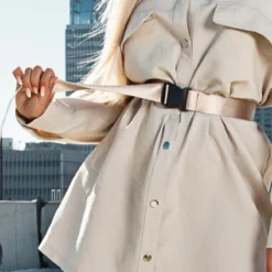 Robe Chemise Oversize Gris Pierre Style Cargo à Boutons Pression -Jupe Lumine Soldes Boutique cdefee5c2077cc6036a340aa79021a9f44a48a45 CMF1250 5