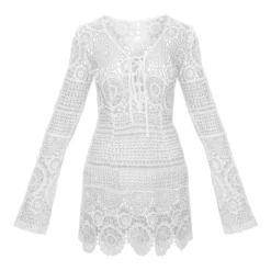 Robe En Crochet Blanche à Manches évasées 9 Robe En Crochet Blanche à Manches évasées -Jupe Lumine Soldes Boutique cdf5f8cebfbbb37fba53da23934565840b284792 CLQ7650 4