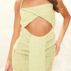 Robe Moulante Texturée Vert Sauge à Devant Drapé Et Découpé 8 Robe Moulante Texturée Vert Sauge à Devant Drapé Et Découpé -Jupe Lumine Soldes Boutique ce37761013ea688126210ad0b807bb9e0e42b725 cne1379 4