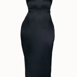 Robe Longue Satinée Noire à Buste Contrastant 9 Robe Longue Satinée Noire à Buste Contrastant -Jupe Lumine Soldes Boutique ce3ab94ac4ffc9698d5a605eb99d83223b3851c2 cnc9993 5