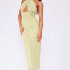 Robe Mi-longue En Jersey Texturé Vert Sauge à Bretelles Croisées Au Cou 7 Robe Mi-longue En Jersey Texturé Vert Sauge à Bretelles Croisées Au Cou -Jupe Lumine Soldes Boutique ce66d80d9ead214ca4ebe76f851659346fcf8ce6 cne2987 3