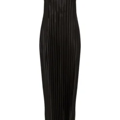 Robe Longue Très Plissée Noire à Bonnets En Dentelle -Jupe Lumine Soldes Boutique cee62ba6d4c85ab6129e3c2e07eb01190b18b8f5 cnd2008 5