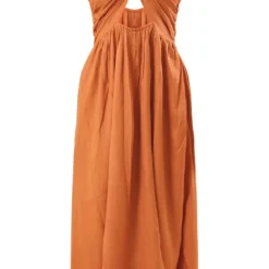 Robe Longue Rouille En Effet Lin à Dos Nu Et Décolleté 9 Robe Longue Rouille En Effet Lin à Dos Nu Et Décolleté -Jupe Lumine Soldes Boutique cf1ed49aa17a64bf98266382be5ae0e56a667e83 cnd8845 5