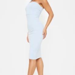 Robe Mi-longue Drapée Bleu Cendré Asymétrique -Jupe Lumine Soldes Boutique d30d7229a619a2753f675f80d51da3858406042b cmd6662 4