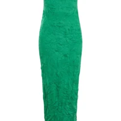 Robe Longue Verte Crêpée à Col Bénitier Et Croisée Dans Le Dos -Jupe Lumine Soldes Boutique d33c0377658fce1e0d5f787c20ba819e4054a7fd cnb3675 5