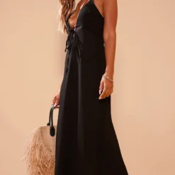 Robe De Plage Longue Noire Crêpée à Nouer 7 Robe De Plage Longue Noire Crêpée à Nouer -Jupe Lumine Soldes Boutique d42be402bf13a6d9faa48be16793889dee639812 cmy6880 4